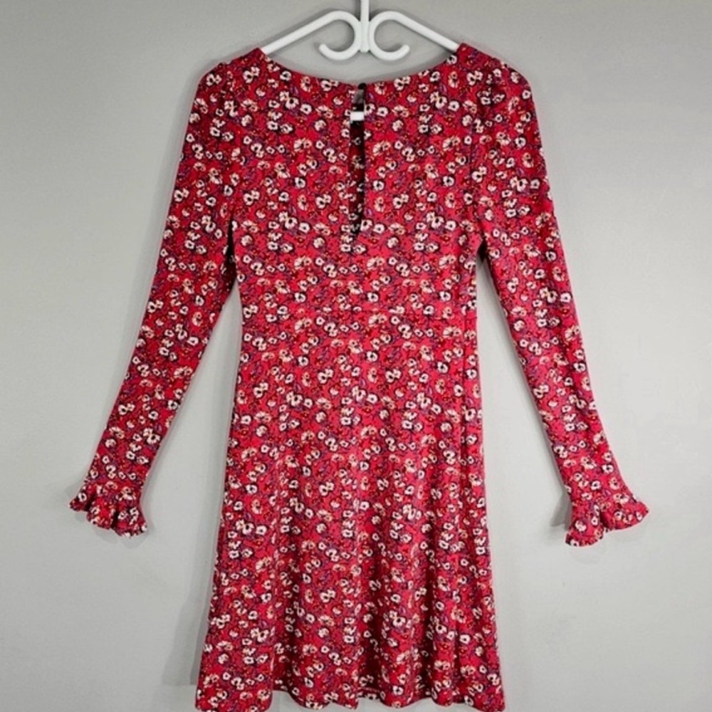 Free People Say Hello Floral Boho Dress XS - Picture 5 of 10